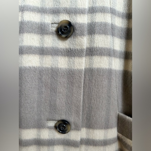 Marc Jacobs Beige/Grey Size Small Oversized Coat - Picture 5 of 13